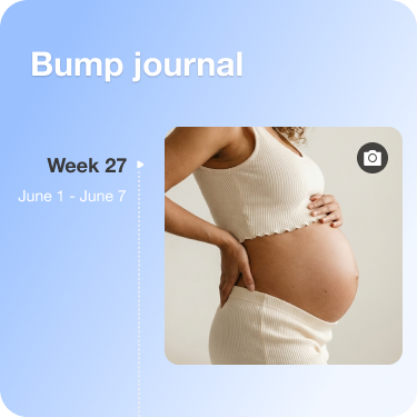 Premom bump journal and fetal heart recording preview