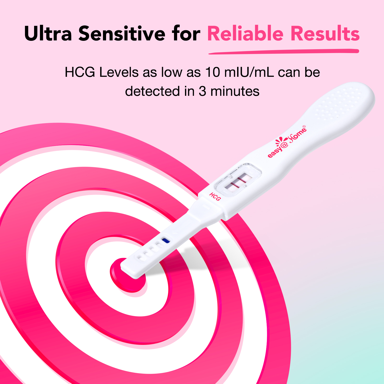 Easy@Home Pregnancy Test Kit: 5 X Early Detection Pregnancy Midstream Tests with Fast and Accurate Results for Women