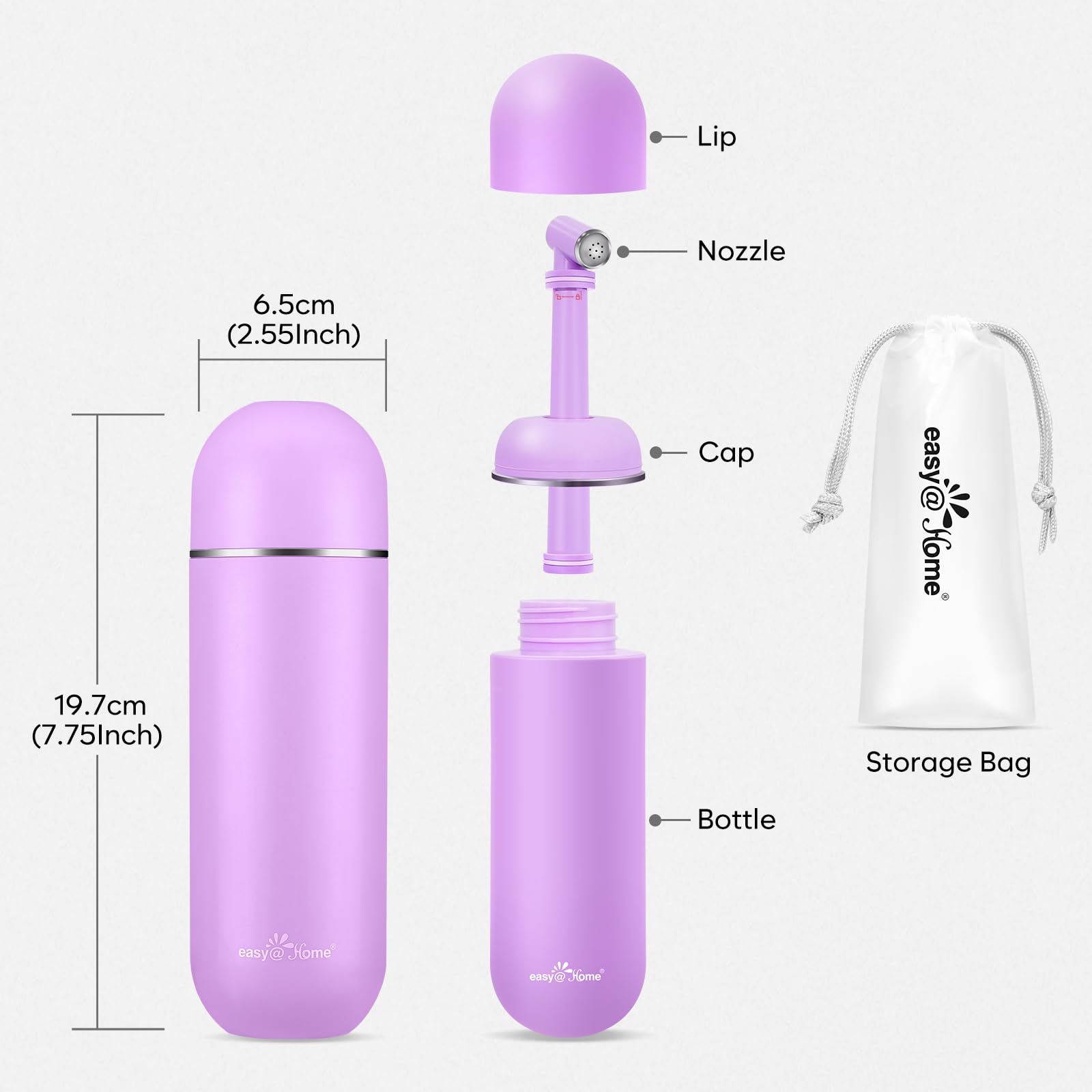 Easy@Home Portable Bidet Spray-Pink