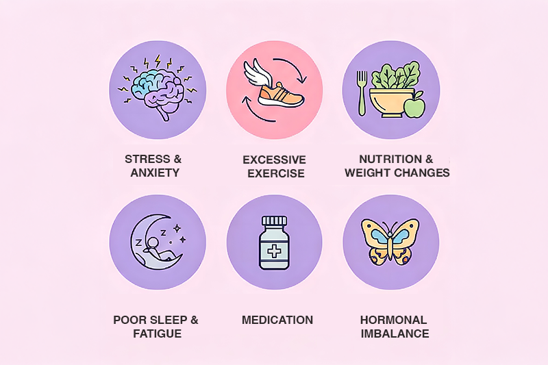  reasons for a delayed period