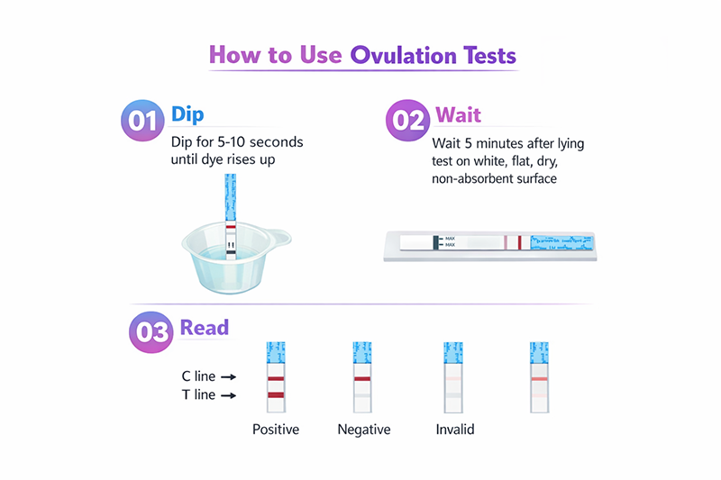 How to use ovulation test